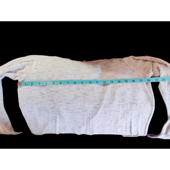 Spring Mercer Space Dye Tee Womens Top S Raglan Long Sleeve Thumb Holes - Picture 6 of 7